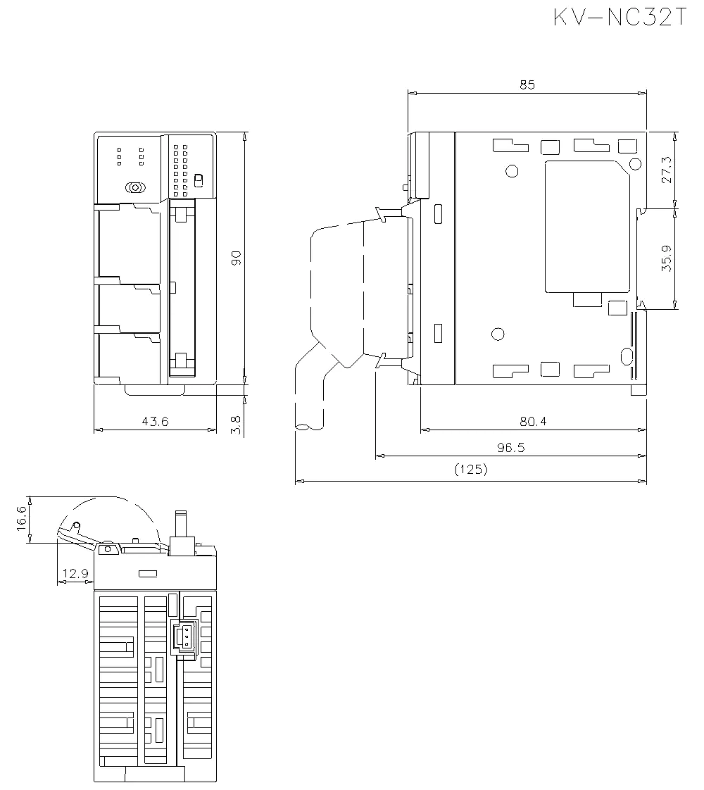 维: Base unit 32-point type Input: 16 points, output: 16 points